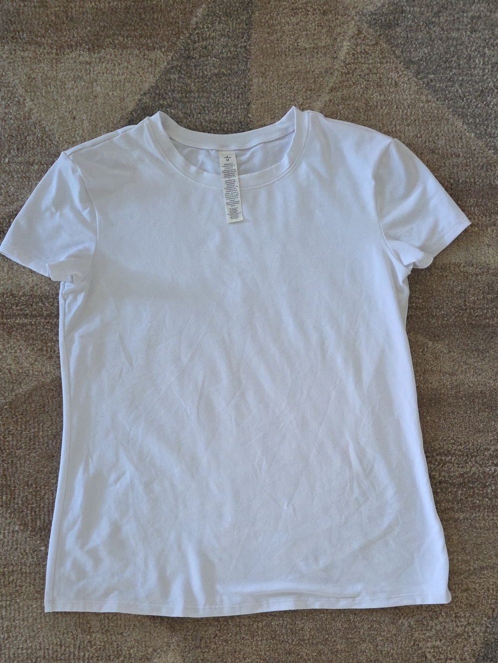 ALO Yoga White Short Sleeve Crewneck Tee - Picture 1 of 4